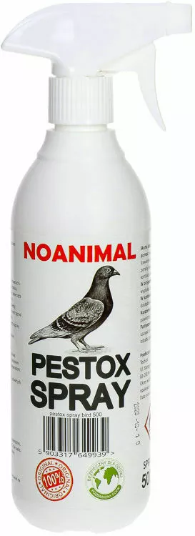 spray preparat na ptaki odstraszacz na golebie mewy szpaki wroble pestox spray 500ml