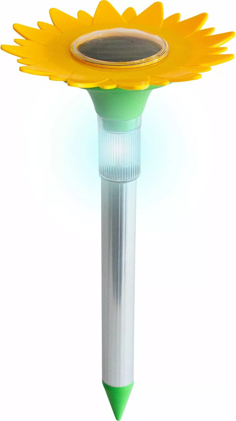 ogrodowy odstraszacz kretow solarny lampa led