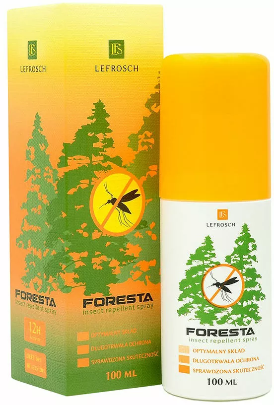 repelent srodek na komary i kleszcze foresta spray 100ml 30 deet