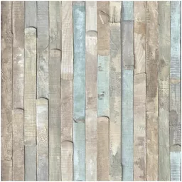 Okleina Wood Rio Ocean brązowo niebieska 45 x 200 cm imitująca drewno