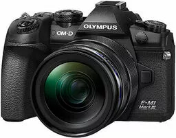 Aparat Olympus OM D E M1 Mark III z obiektywem