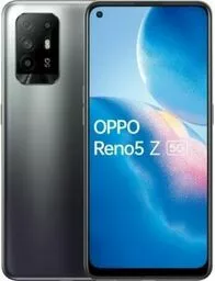 Smartfon OPPO Reno5 Z czarny front i tył