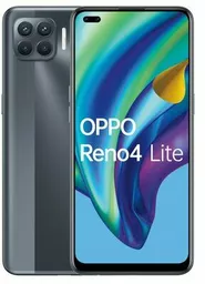 Smartfon OPPO Reno4 Lite czarny front i tył