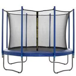 Zamontowana siatka wewnętrzna do trampoliny z osłoną na sprężyny Zamontowana siatka wewnętrzna do trampoliny z osłoną na sprężyny