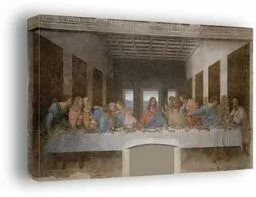 Ostatnia wieczerza Leonardo da Vinci obraz na płótnie 50x40 cm