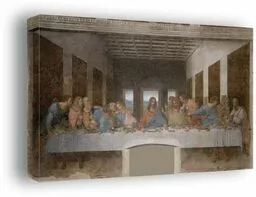 Ostatnia wieczerza Leonardo da Vinci obraz na płótnie 50x40 cm Ostatnia wieczerza Leonardo da Vinci obraz na płótnie 50x40 cm