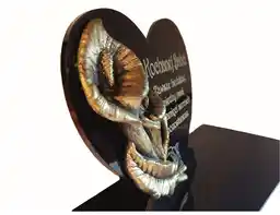 podstawka na znicz z dedykacją LILIA 3D grawer podstawka na znicz z dedykacją LILIA 3D grawer