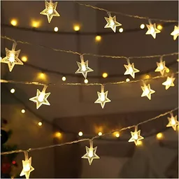 Lampki świąteczne w kształcie gwiazdek