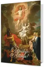 Kartka wielkanocna Pan Dragon z napisem Wesołego Alleluja Kartka wielkanocna Pan Dragon z napisem Wesołego Alleluja