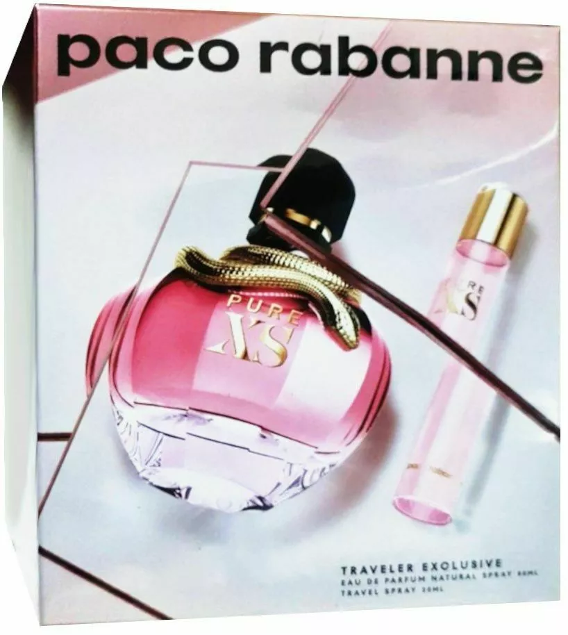 paco rabanne pure xs for her zestaw woda perfumowana 80 ml woda perfumowana 20 ml