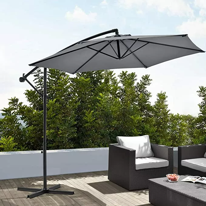 parasol ogrodowy na wysiegniku