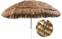 HI Parasol plażowy hawajski 160 cm beżowy HI Parasol plażowy hawajski 160 cm beżowy