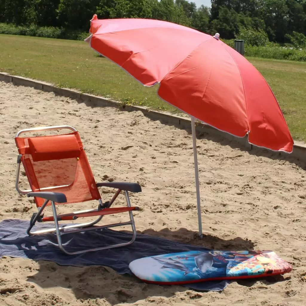 eurotrail parasol plazowy upf 50 pomaranczowy