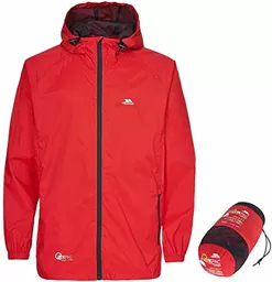 Kurtka męska przeciwdeszczowa czerwona Qikpac Pack Away Grenadyna Kurtka męska przeciwdeszczowa czerwona Qikpac Pack Away Grenadyna