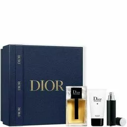 Dior Homme Dior Homme Dior Homme Set Zestaw Prezentowy Woda Toaletowa Spray Podróżny Żel do Mycia Ciała