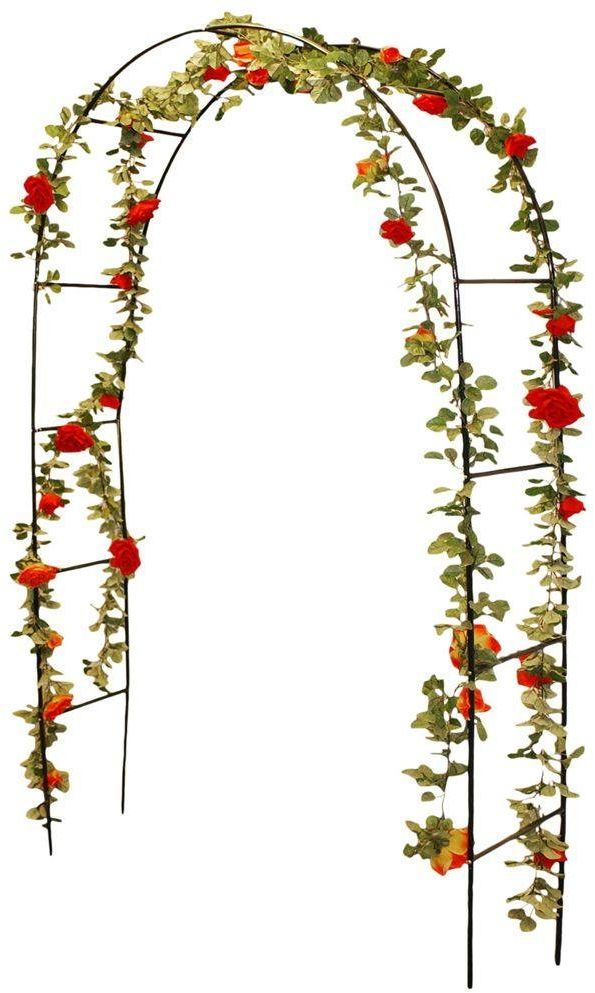 Pergola ogrodowa metalowa w funkcji podpory dla roślin pnących Pergola ogrodowa metalowa w funkcji podpory dla roślin pnących