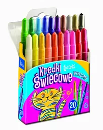 Kredki wykręcane zestaw