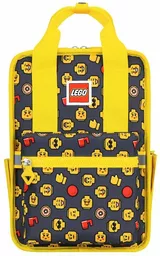 Plecak Lego z figurkami w kolorze żółtym Plecak Lego z figurkami w kolorze żółtym