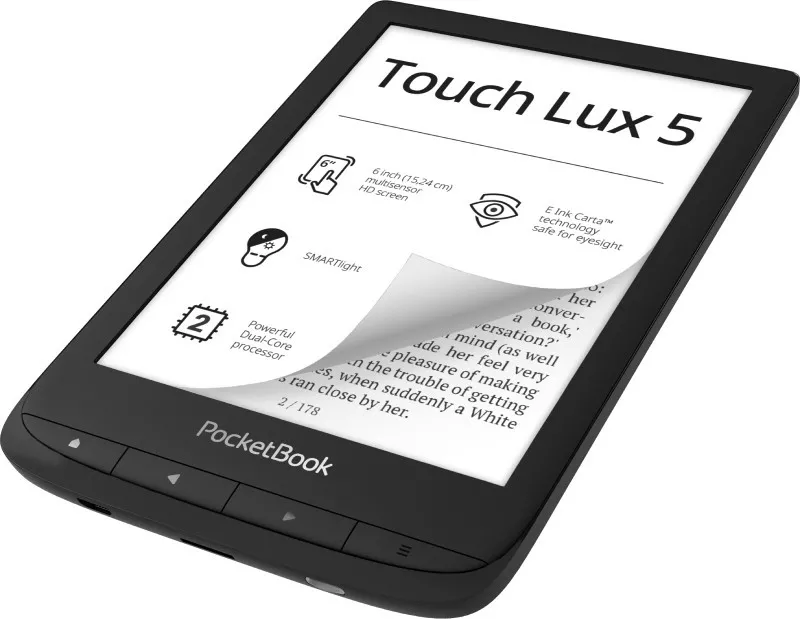 czytnik pocketbook touch lux 5 prawy przod