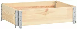 Podwyższona grządka 60 x 80 cm lite drewno sosnowe