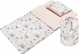 Śpiworek przedszkolaka pościel do przedszkola Flowers pink Bawełna Śpiworek przedszkolaka pościel do przedszkola Flowers pink Bawełna