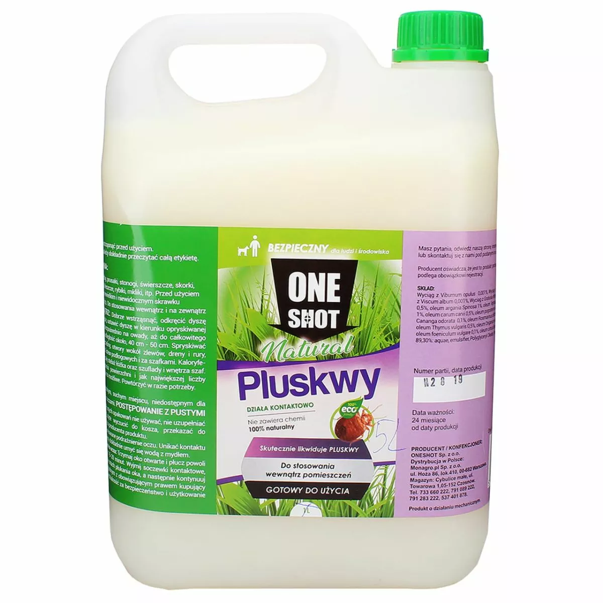 one shot natural preparat na pluskwy