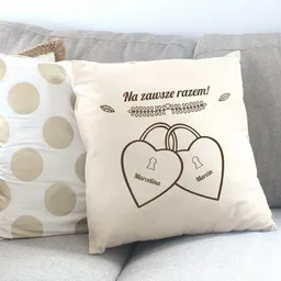 Poduszka z nadrukiem Murrano na rocznicę ślubu Poduszka z nadrukiem Murrano na rocznicę ślubu