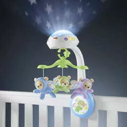 Projektor dla dzieci z karuzelą nad łóżeczko