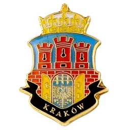 Przypinka z herbem Krakowa Przypinka z herbem Krakowa