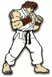 Przypinka Street Fighter z Ryu Przypinka Street Fighter z Ryu