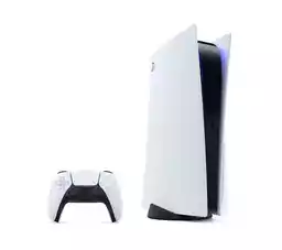 Sony PlayStation 5 konsola z padem od przodu Sony PlayStation 5 konsola z padem od przodu