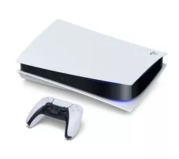 Sony PlayStation 5 konsola z padem ze skosu