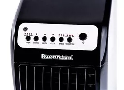 Klimatyzator RAVANSON KR 2011 czarno-biały panel sterowania