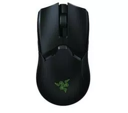 Myszka komputerowa Razer Viper Ultimate czarna z zielonym podświetleniem widok od góry