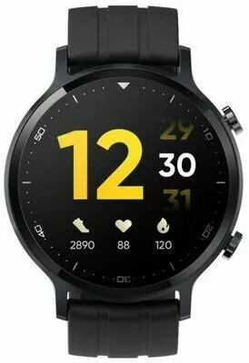 smartwatch realme watch s z czarnym paskiem ekran