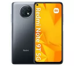 Xiaomi Redmi Note 9T 4 czarny front i tył Xiaomi Redmi Note 9T 4 czarny front i tył