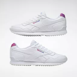 Buty Reebok Royal Glide białe cały lewy bok Buty Reebok Royal Glide białe cały lewy bok