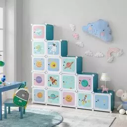 Kolorowe fronty regału ozdobią każdy dziecięcy pokój Kolorowe fronty regału ozdobią każdy dziecięcy pokój
