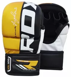 Rękawice MMA sparingowe RDX T6 Yellow Rękawice MMA sparingowe RDX T6 Yellow
