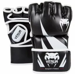 Rękawice MMA Venum Chwytne Challenger Black White Rękawice MMA Venum Chwytne Challenger Black White