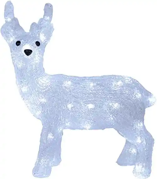 renifer led akrylowy 35 x 33 cm