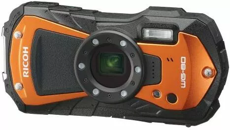 aparat ricoh wg 80 pomaranczowy