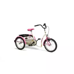Rower trójkołowy rehabilitacyjny Vermeiren Happy dla dziewczynki różowy