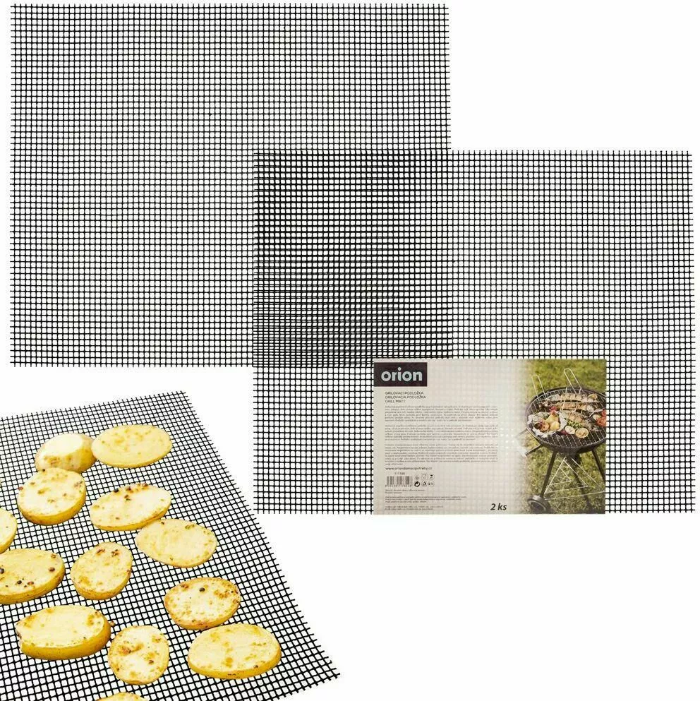 mata siatka teflonowa nieprzywierajaca na grilla do grillowania pieczenia w piekarniku 40x33 cm 2 sztuki