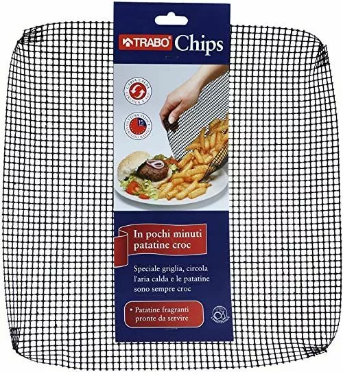 trabo trabochips siatka perforowana do pieczenia frytek icflon bezowa