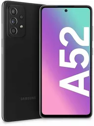 Samsung Galaxy A52 czarny front i tył