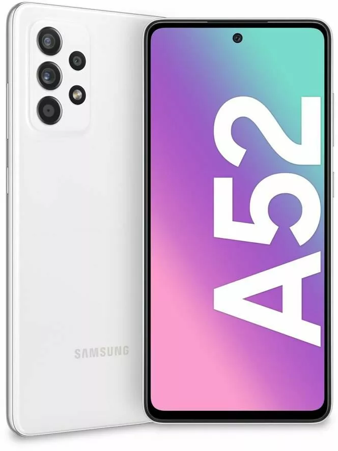 samsung galaxy a52 bialy front i tyl