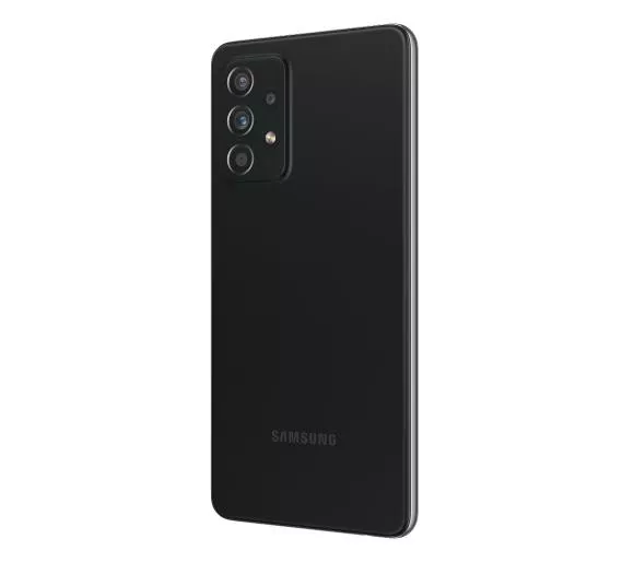 samsung galaxy a52 czarny tyl lewy bok