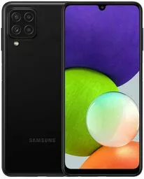 Samsung Galaxy A22  A225 czarny front i tył