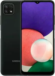 Samsung Galaxy A22 A226 czarny front i tył